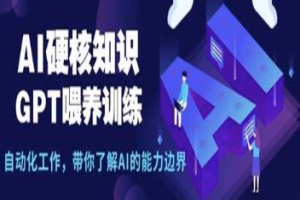 AI硬核知识-GPT喂养训练，自动化工作，带你了解AI的能力边界