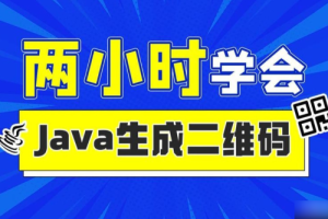 2小时实战《Java二维码生成》项目 资料完整