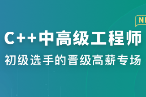 C++中高级工程师 | 更新至8周