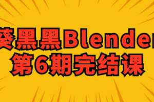 葵黑黑Blender第6期