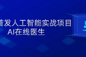 黑马人工智能实战项目-AI在线医生(41课)