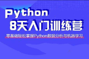 路飞 小白入门 Python八天训练营课程